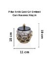 Pıllar Antik Gold Gri Ombreli Cam Kavanoz Küçük resmi